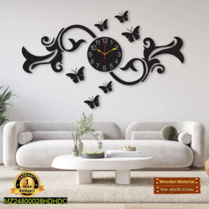 Classy Bell Wall Clock – Modern Wooden Wall Decor